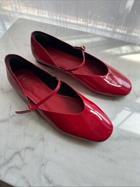 Zara | Shoes | Zara Yellow Pointed Toe Slingback Flats With  display picture 1